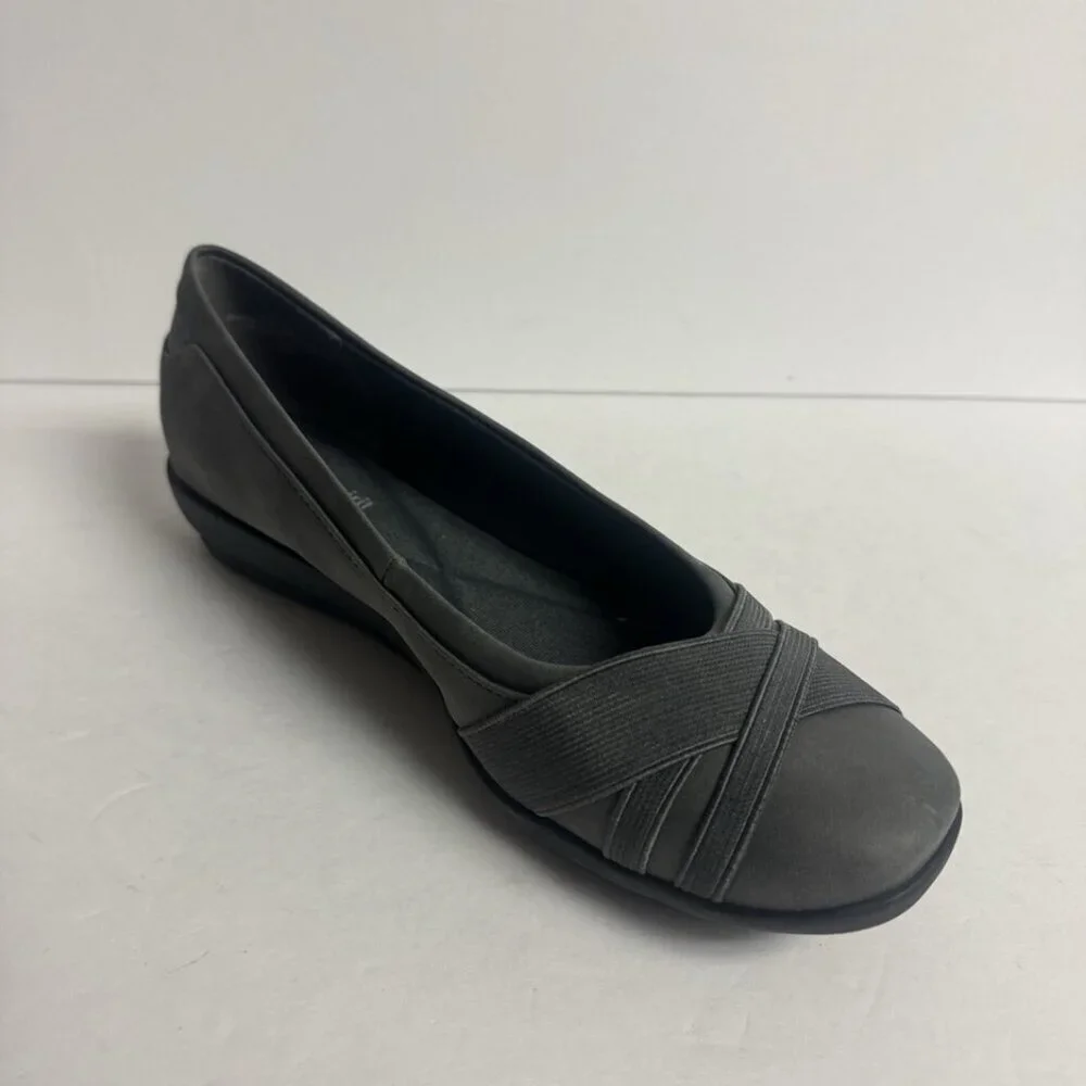 Easy Spirit Womens Acasia Loafer Dark Gray Size 8.5W